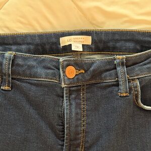 LC Lauren Conrad Dark Indigo Straight-Leg Jeans